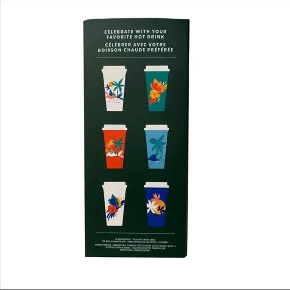 Starbucks Reusable Hot Cups 2020‎ Summer Tropical - Picture 2 of 4